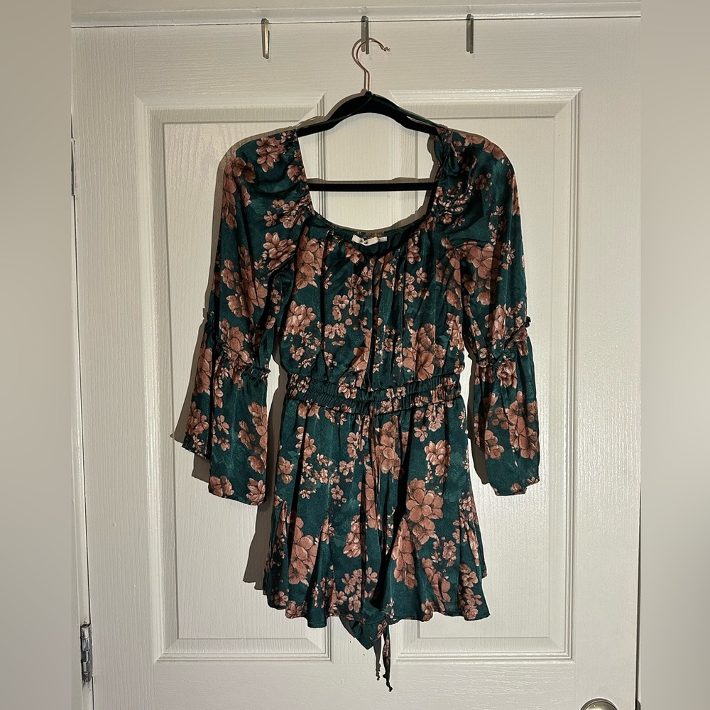 Satin romper